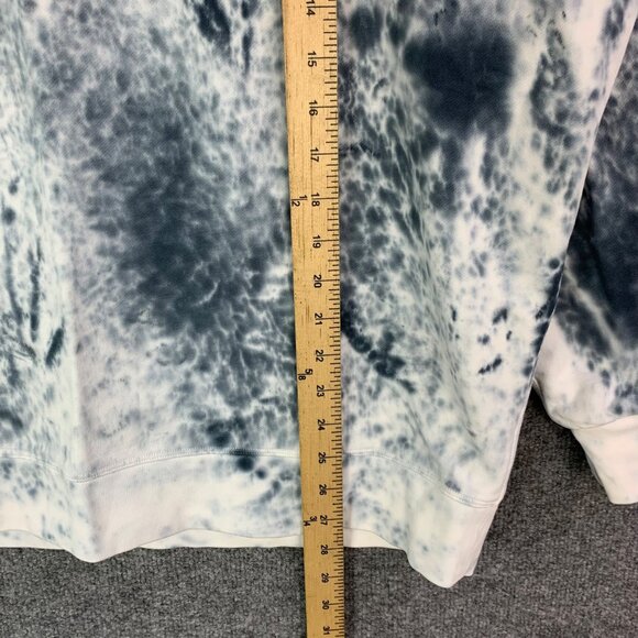 Lululemon Pullover Perfectly Oversized Crew Tie Dye Marble Dye Classic Navy Sz 6 - Picture 10 of 10
